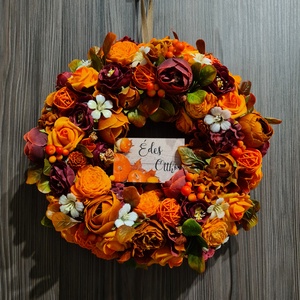 Őszi kopogtató ajtódísz - Meska.hu