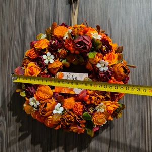 Őszi kopogtató ajtódísz - otthon & életmód - dekoráció - ajtó- és ablak dekoráció - ajtódísz & kopogtató - Meska.hu