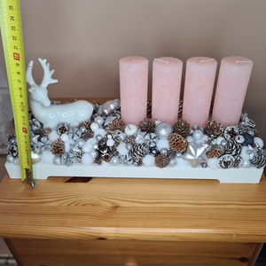 Karácsonyi asztaldísz - otthon & életmód - dekoráció - ajtó- és ablak dekoráció - ajtódísz & kopogtató - Meska.hu