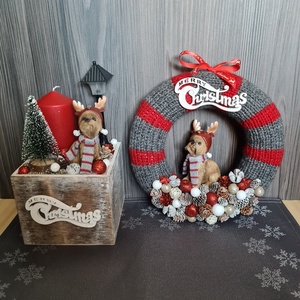 Adventi dekoráció szett - Meska.hu