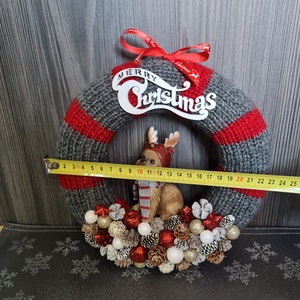 Adventi dekoráció szett - otthon & életmód - dekoráció - ajtó- és ablak dekoráció - ajtódísz & kopogtató - Meska.hu