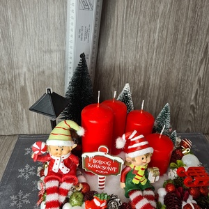 Manós adventi koszorú - karácsony - adventi díszek - adventi koszorú - Meska.hu