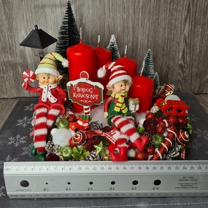 Manós adventi koszorú - karácsony - adventi díszek - adventi koszorú - Meska.hu