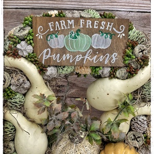 Kiárusítás Farm fresh kopogtató  - otthon & életmód - dekoráció - ajtó- és ablak dekoráció - ajtódísz & kopogtató - Meska.hu