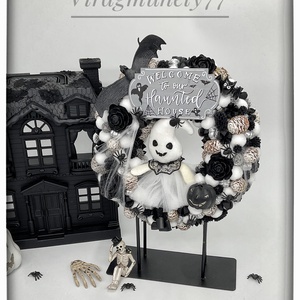Halloweeni ajtódíszek és ablakdíszek