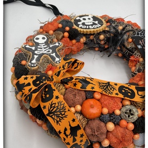 Kiárusítás Halloween kopogtató  - otthon & életmód - dekoráció - halloween - halloweeni ajtódíszek és ablakdíszek - Meska.hu