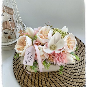 Anyák napi virágbox  - otthon & életmód - dekoráció - virágdísz és tartó - virágbox, virágdoboz - Meska.hu