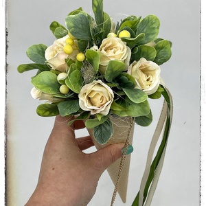 Ballagási virágtölcsér, Otthon & Életmód, Dekoráció, Virágdekoráció, Virágcsokor, Virágkötés, MESKA