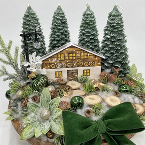 Erdei adventi - karácsony - adventi díszek - adventi asztaldísz - Meska.hu