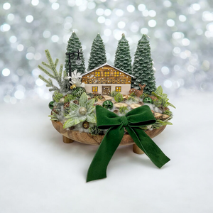 Erdei adventi - karácsony - adventi díszek - adventi asztaldísz - Meska.hu