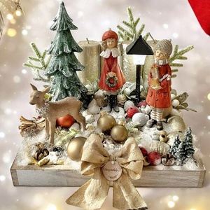 Régi idők karácsonya - karácsony - adventi díszek - adventi asztaldísz - Meska.hu