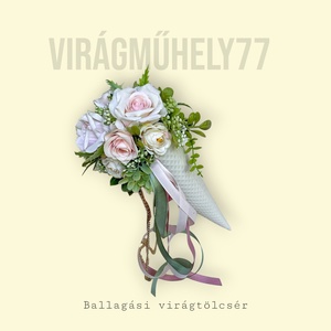 Ballagási virágtölcsér - Meska.hu