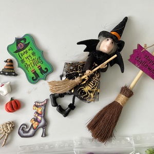 Halloweeen boszis alkotói csomag - otthon & életmód - dekoráció - halloween - halloweeni dekoráció - Meska.hu