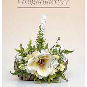 Vidám kiskosár, anyák napjára, húsvétra - Meska.hu