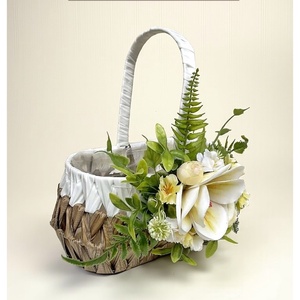 Vidám kiskosár, anyák napjára, húsvétra - ünnepi díszek, dekorációk - húsvéti díszek és dekorációk - húsvéti kosár - Meska.hu