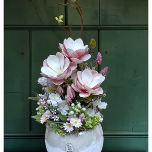 Prémium magnólia asztaldísz  - otthon & életmód - dekoráció - asztal és polc dekoráció - asztaldísz - Meska.hu