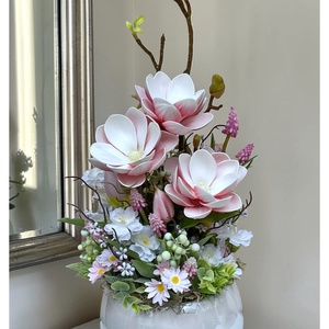 Prémium magnólia asztaldísz  - otthon & életmód - dekoráció - asztal és polc dekoráció - asztaldísz - Meska.hu