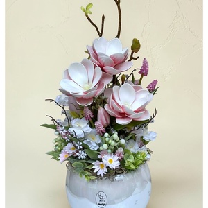 Prémium magnólia asztaldísz  - otthon & életmód - dekoráció - asztal és polc dekoráció - asztaldísz - Meska.hu