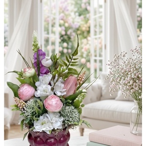 Tavaszi, anyáknapi virágdísz  - otthon & életmód - virágdekoráció - virágdíszek - asztali virágdísz - Meska.hu