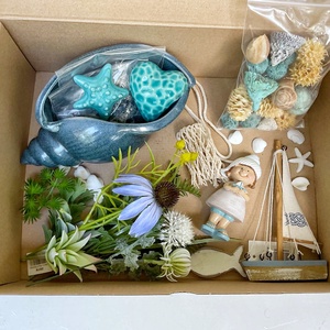 DIY BOX � Tengerparti csiga tálas alkotói csomag - diy (csináld magad) - egységcsomag - Meska.hu