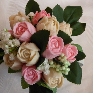 Rózsaszín tulipán csokor - otthon & életmód - dekoráció - Meska.hu