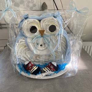 Bagoly Pelenkatorta, pelenkatorony, babaváró csomag - játék & sport - Meska.hu