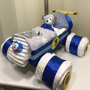 Autó pelenkatorta, pelenkatorony, babaváró csomag - játék & sport - Meska.hu