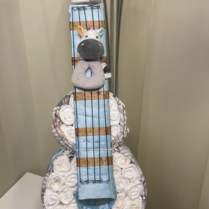 Gitár pelenkatorta, 4-8 kg pelenkatorony, babaváró csomag - játék & sport - babalátogató ajándékcsomag - Meska.hu