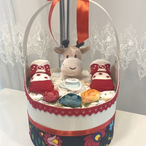 Magyaros  bölcső pelenkatorta 2-5 kg, pelenkatorony, babaváró csomag - Meska.hu