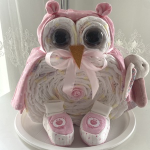 Bagoly Pelenkatorta, pelenkatorony, babaváró csomag - játék & sport - Meska.hu