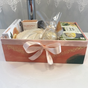 Narancsos  kényeztető  csomag, szett  - szépségápolás - kozmetikai ajándékcsomag - Meska.hu