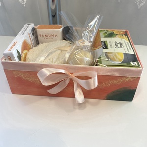 Narancsos  kényeztető  csomag, szett  - szépségápolás - kozmetikai ajándékcsomag - Meska.hu