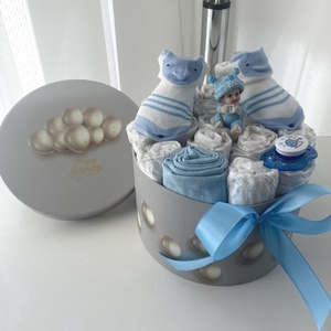 Baba box,  pelenkatorta 5-9kg, pelenka doboz, babaváró csomag - játék & sport - Meska.hu