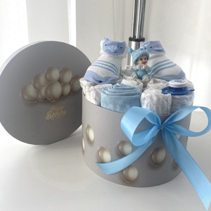 Baba box,  pelenkatorta 5-9kg, pelenka doboz, babaváró csomag - játék & sport - Meska.hu