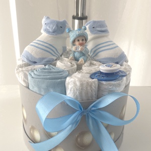 Baba box,  pelenkatorta 5-9kg, pelenka doboz, babaváró csomag - játék & sport - Meska.hu