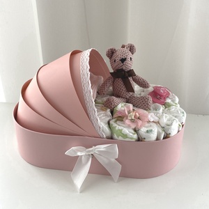 Mackó bölcső pelenkatorta 2-5 kg, pelenkatorony, babaváró csomag - Meska.hu