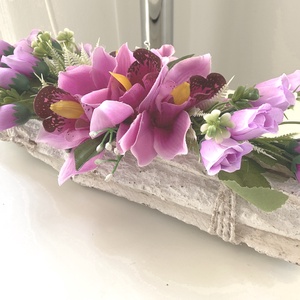 Orchidea fa kéreg virágbox - otthon & életmód - dekoráció - Meska.hu