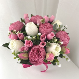 Rózsa  virág csokor - otthon & életmód - dekoráció - Meska.hu