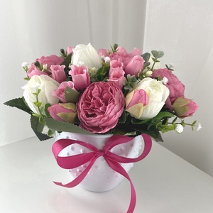 Rózsa  virág csokor - otthon & életmód - dekoráció - Meska.hu