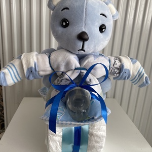 Motoros  pelenkatorta, 4-8 kg pelenkatorony, babaváró csomag - játék & sport - Meska.hu