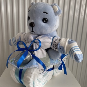 Motoros  pelenkatorta, 4-8 kg pelenkatorony, babaváró csomag - játék & sport - Meska.hu