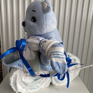 Motoros  pelenkatorta, 4-8 kg pelenkatorony, babaváró csomag - játék & sport - Meska.hu