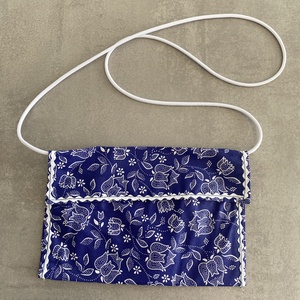 Kékfestő klasszikus ballagási tarisznya  - Meska.hu