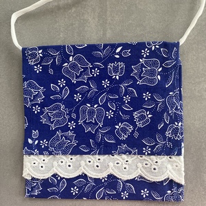 Kékfestő klasszikus ballagási tarisznya  - Meska.hu