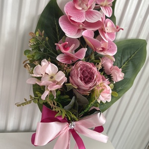 Orchidea kézi virágcsokor - otthon & életmód - dekoráció - Meska.hu