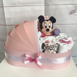 Mickey bölcső pelenkatorta  2-5 kg pelenkatorony, babaváró csomag, Játék & Sport, Babalátogató ajándékcsomag, Mindenmás, MESKA