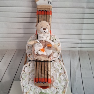 Gitár pelenkatorta, 2-5kg pelenkatorony, babaváró csomag - Meska.hu