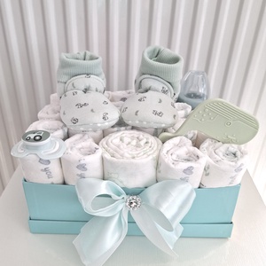 Tipegő pelenkatorta, 2-5 kg pelenkatorony, babaváró csomag - baba - mama - babalátogató ajándékcsomag - Meska.hu