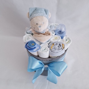Maci pelenkatorta , 4-8kg pelenkatorony, babaváró csomag - játék & sport - babalátogató ajándékcsomag - Meska.hu