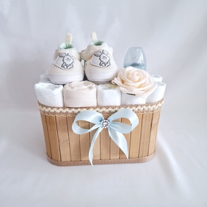 Malacka tipegő baba box, pelenkatorta  4-8 kg pelenka doboz, babaváró csomag, Játék & Sport, Babalátogató ajándékcsomag, Mindenmás, MESKA